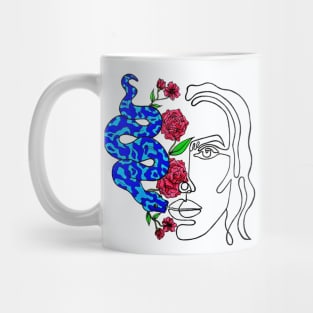 Line Portrait Mug